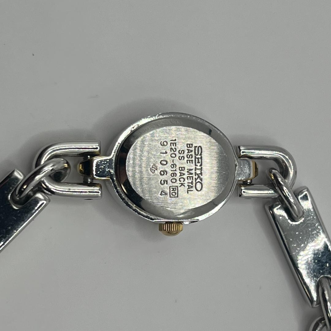 SEIKO Dress Watch Oval Case 1E20-6160 Battery Replaced