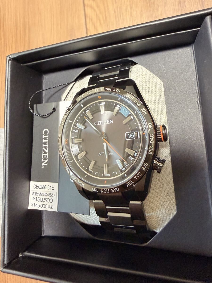Citizen Attesa ACT Line Black Titanium Series CB0286 61E