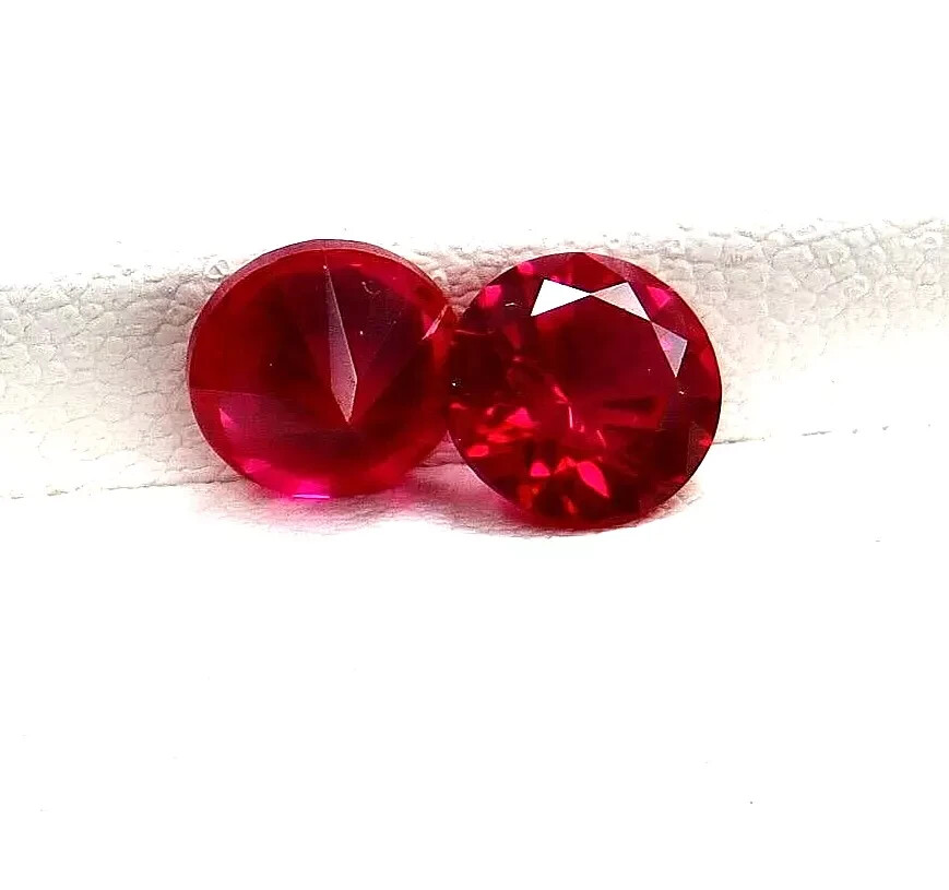 AAA+ Round Cut IGL Certified 3.95 Ct Natural Pink Spinel Pair Loose Gemstone AKP