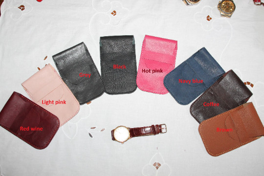 REAL LEATHER TRAVEL WATCH HOLDER Customizable Leather Watch Case