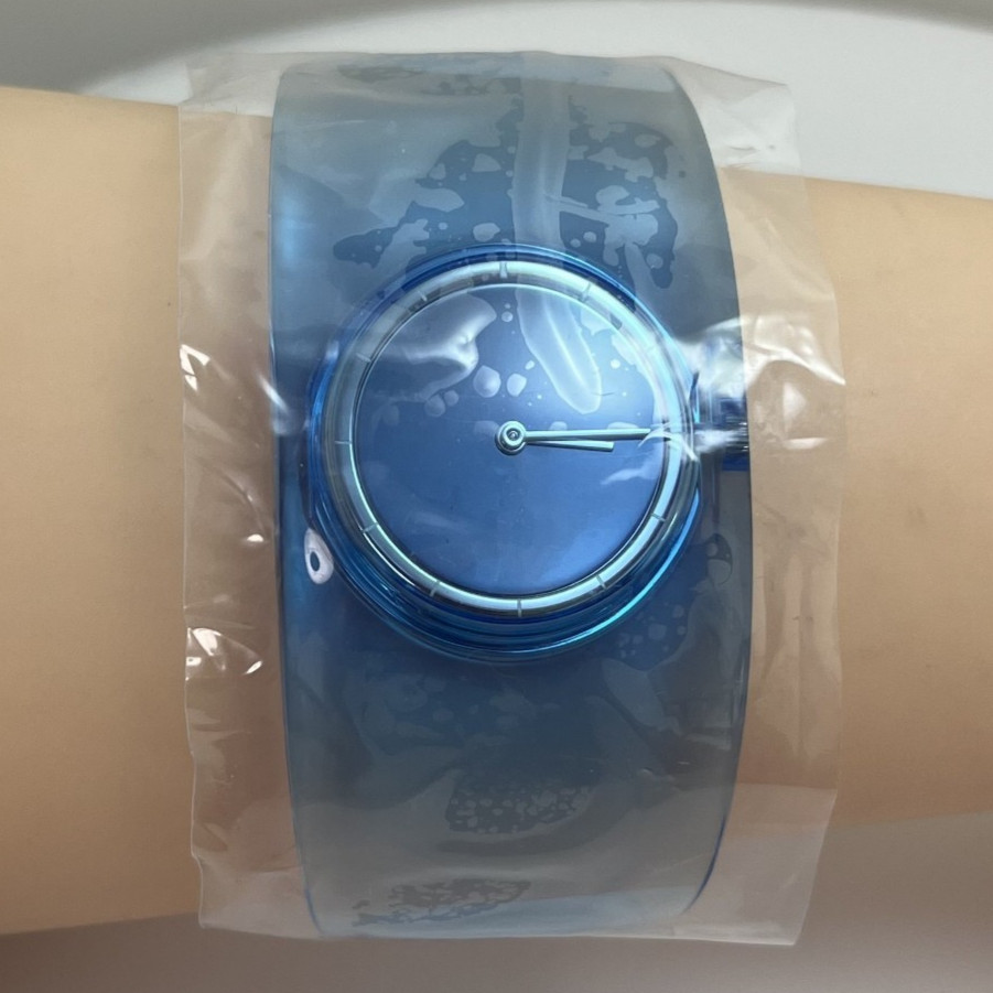 Seiko ISSEY MIYAKE WATCH O Light Blue SILAW005 Tokujin Yoshioka Japan w/Box#B928