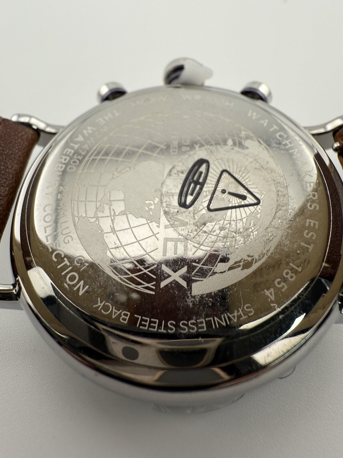 Timex Brown Mens Chronograph Watch Standard Chrono TW2W47300