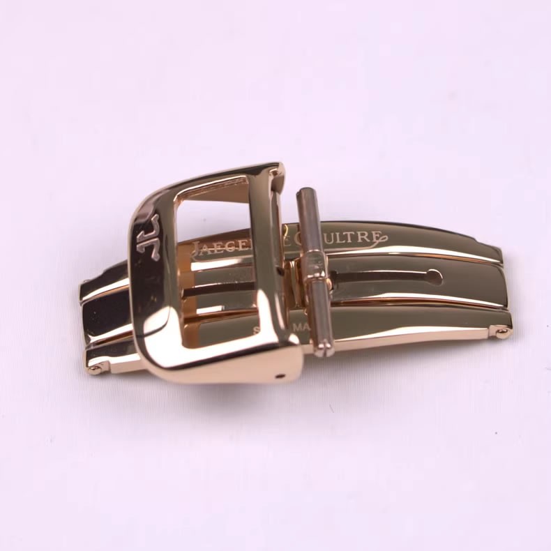 Jaeger LeCoultre Genuine 16 18mm Deployment Butterfly Watch Straps Clasp Buckle