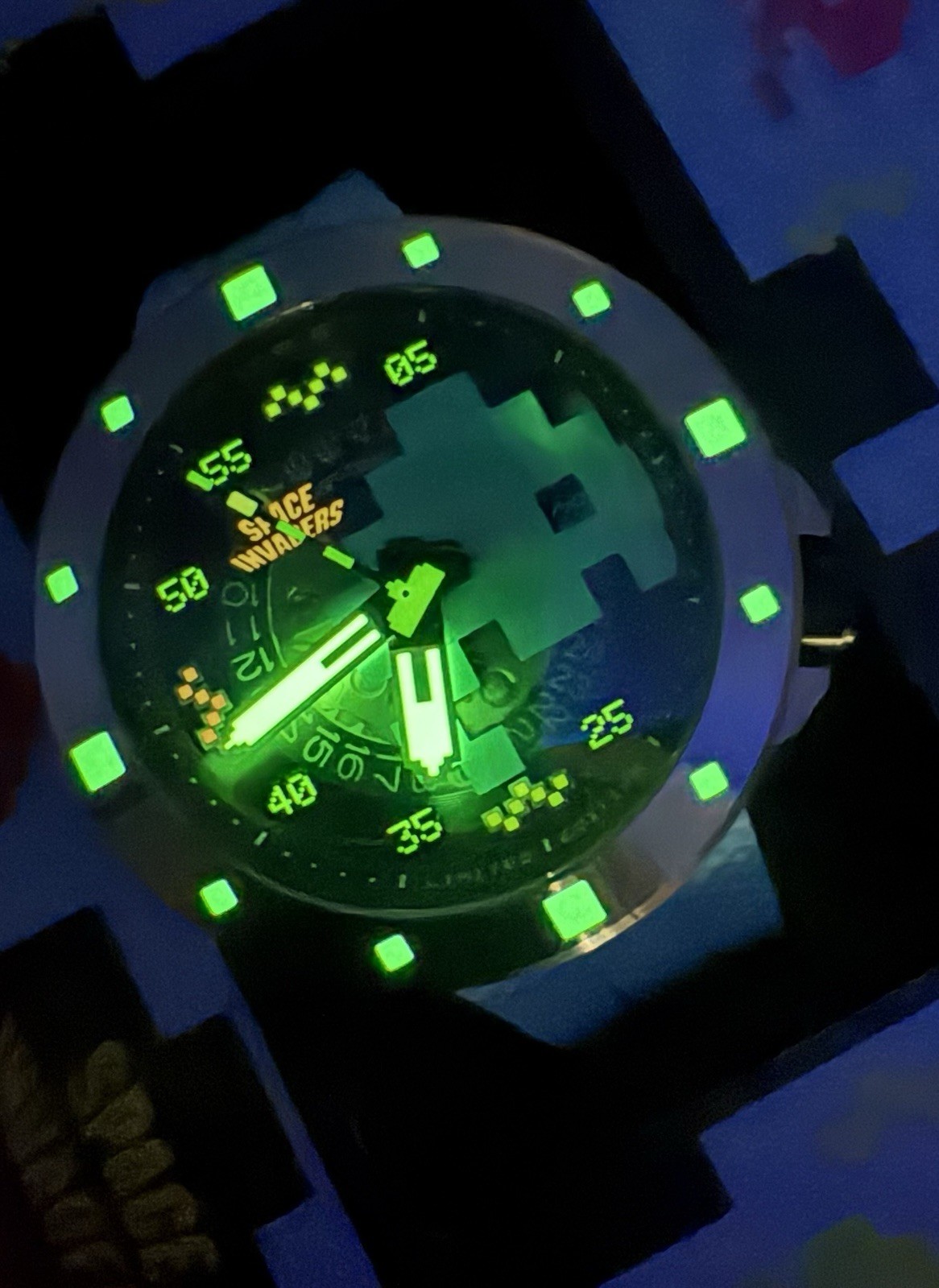 Nubeo Cassini Space Invaders Automatic LE#137 50mm Box & Papers