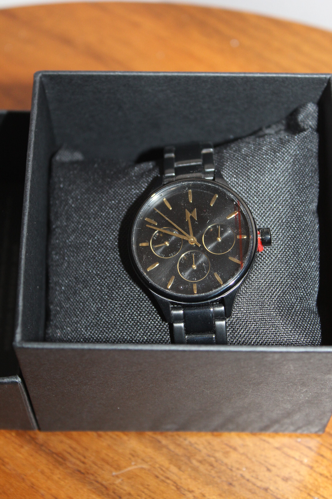 MVMT LADIES REINA MULTI-EYE CHRONOGRAPH BRACELET WATCH STAINLESS QUARTZ BLACK
