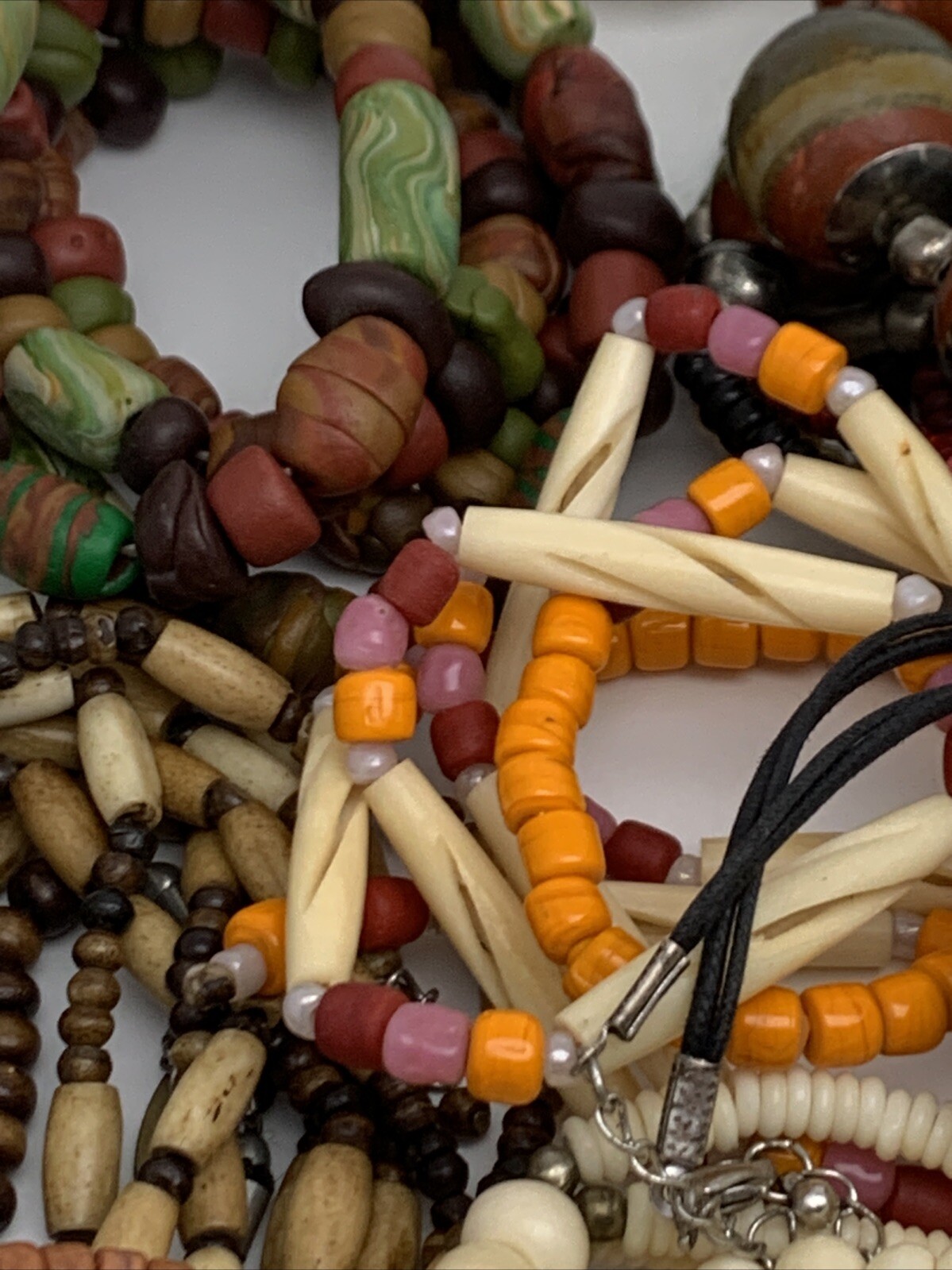 Lot of Necklaces Vintage – Fun Colorful Chunky Beaded Every Occasion OVER 3 LBS