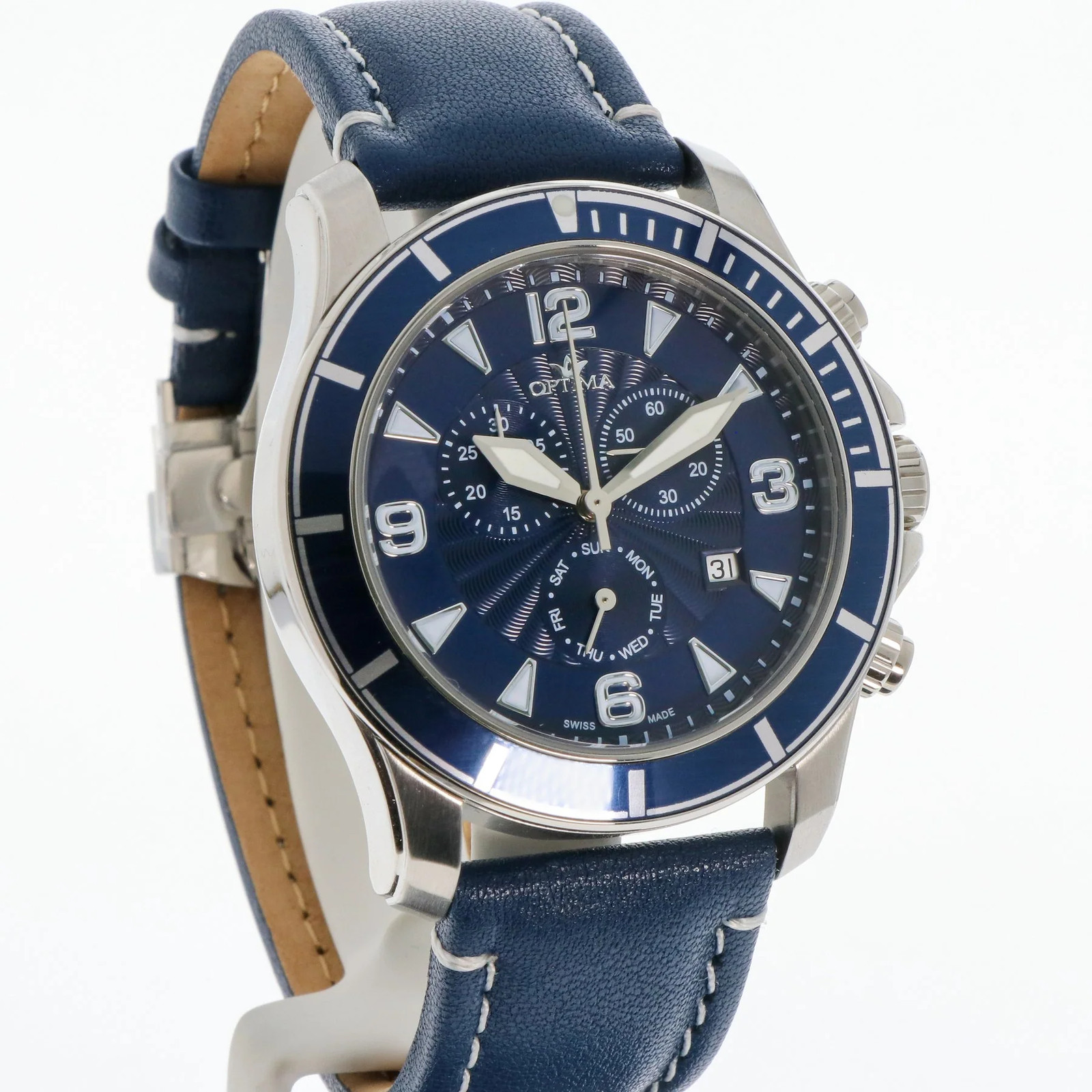 Optima – Swiss Chronograph – OSC422-SL-9 Chronograph Swiss Ronda Quartz 45 mm
