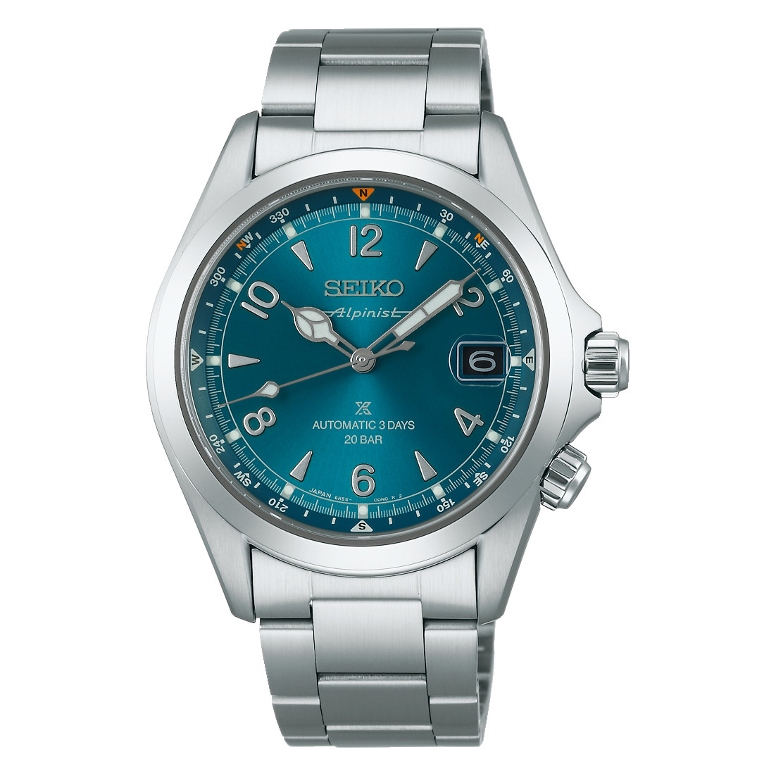 Seiko SPB503 Prospex Alpinist Turquoise Dial Automatic Steel Men’s Watch