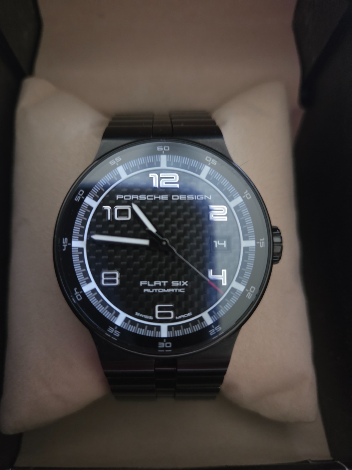 Porsche Design Flat Six 40mm Black Dial Automatic Men’s Watch P.6351
