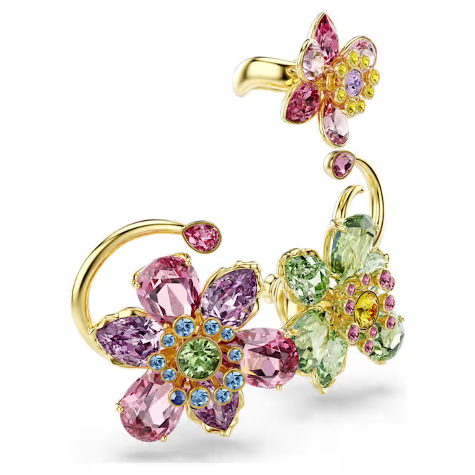 Swarovski Idyllia Ear Hook Set 3 Asymmetric Design Mixed Cut