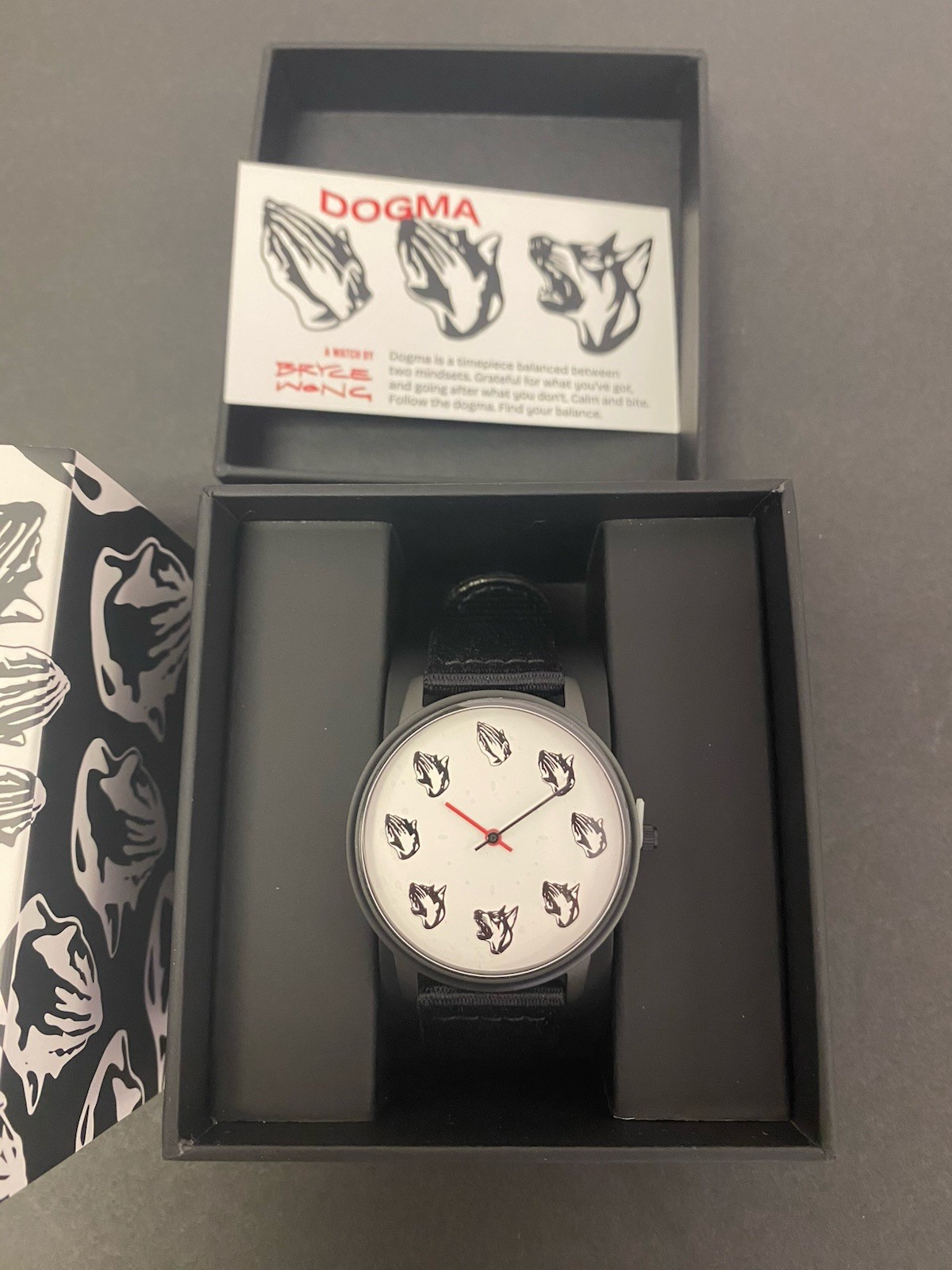 Mad Hudson Watches – Dogma – Bryce Wong Limited Edition Microbrand Art Watch NIB