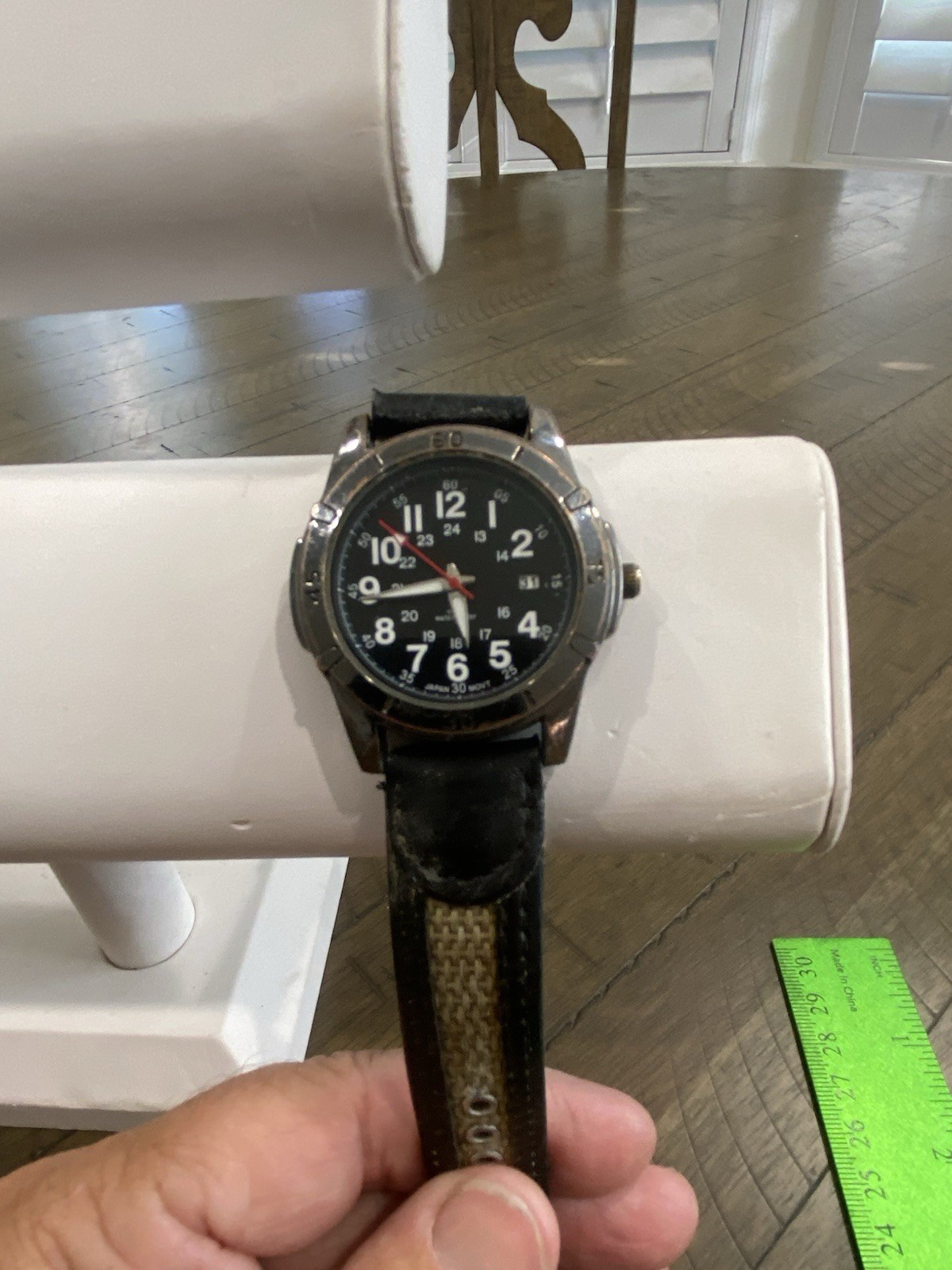 FMD Quartz Analog Men’s Watch New Battery FMD Men’s Military-Style Field Watch.