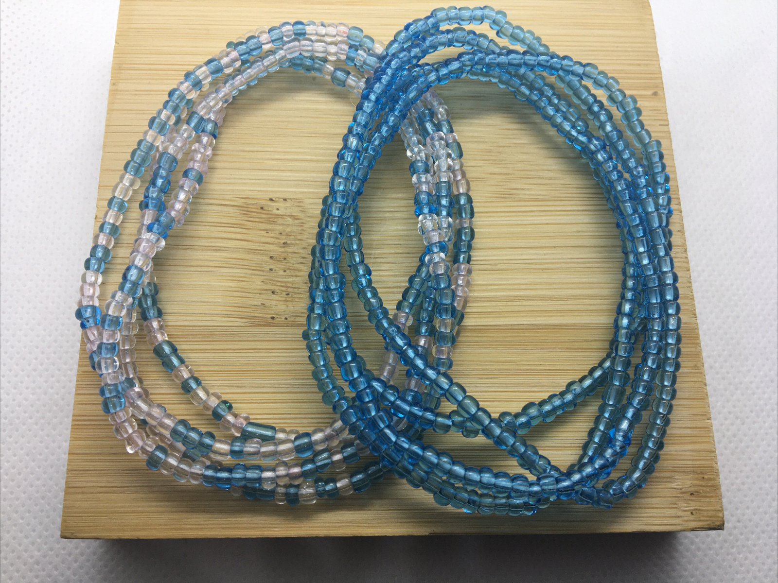 2 PC Handcrafted Waist Beads Jewelry African Bohemia Bracelets Anklet New 2408