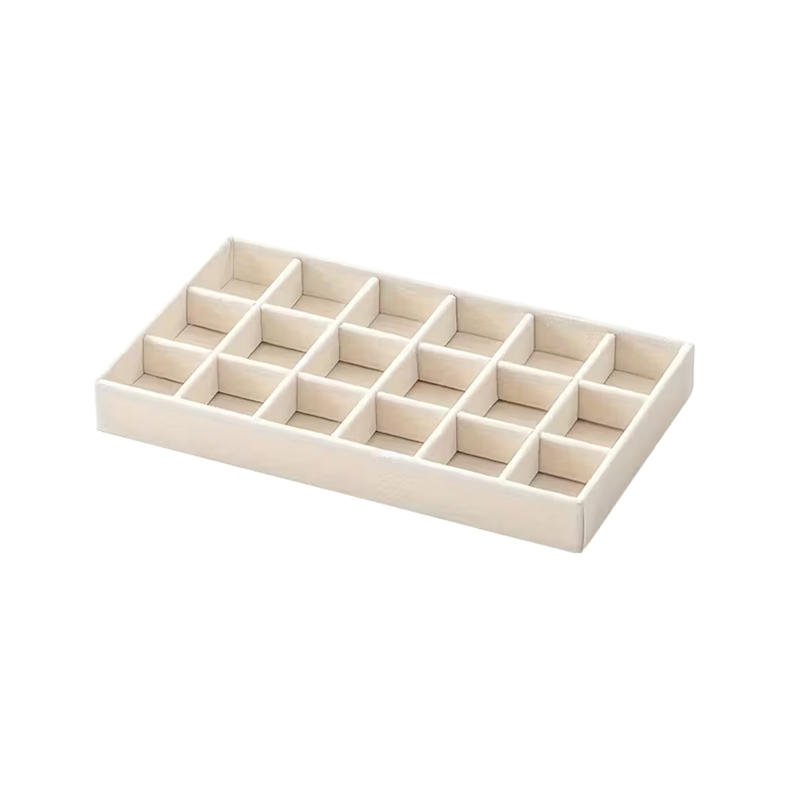 4Pc Jewelry Tray Set Drawer Organizer Stackable Ring Necklace Box