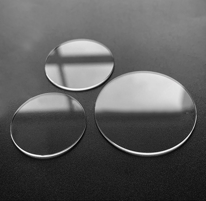 1.0/1.5/2.0/2.5/3.5mm Thick Plane Mineral Glass Watch Crystal Diameter 14-60mm