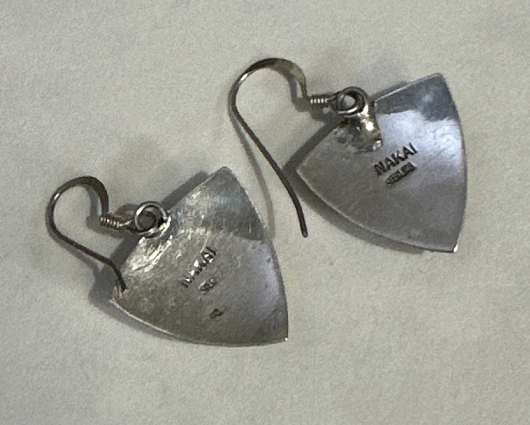 Gili & Grace Nakai Sterling Silver Sugilite Dangle Earrings