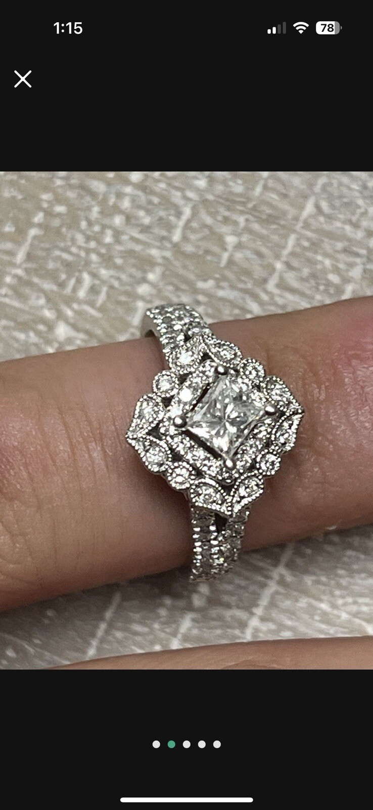 Beautiful Kay Jewelers Diamond Engagement Ring 2ct Of Diamonds Brand New Size 7