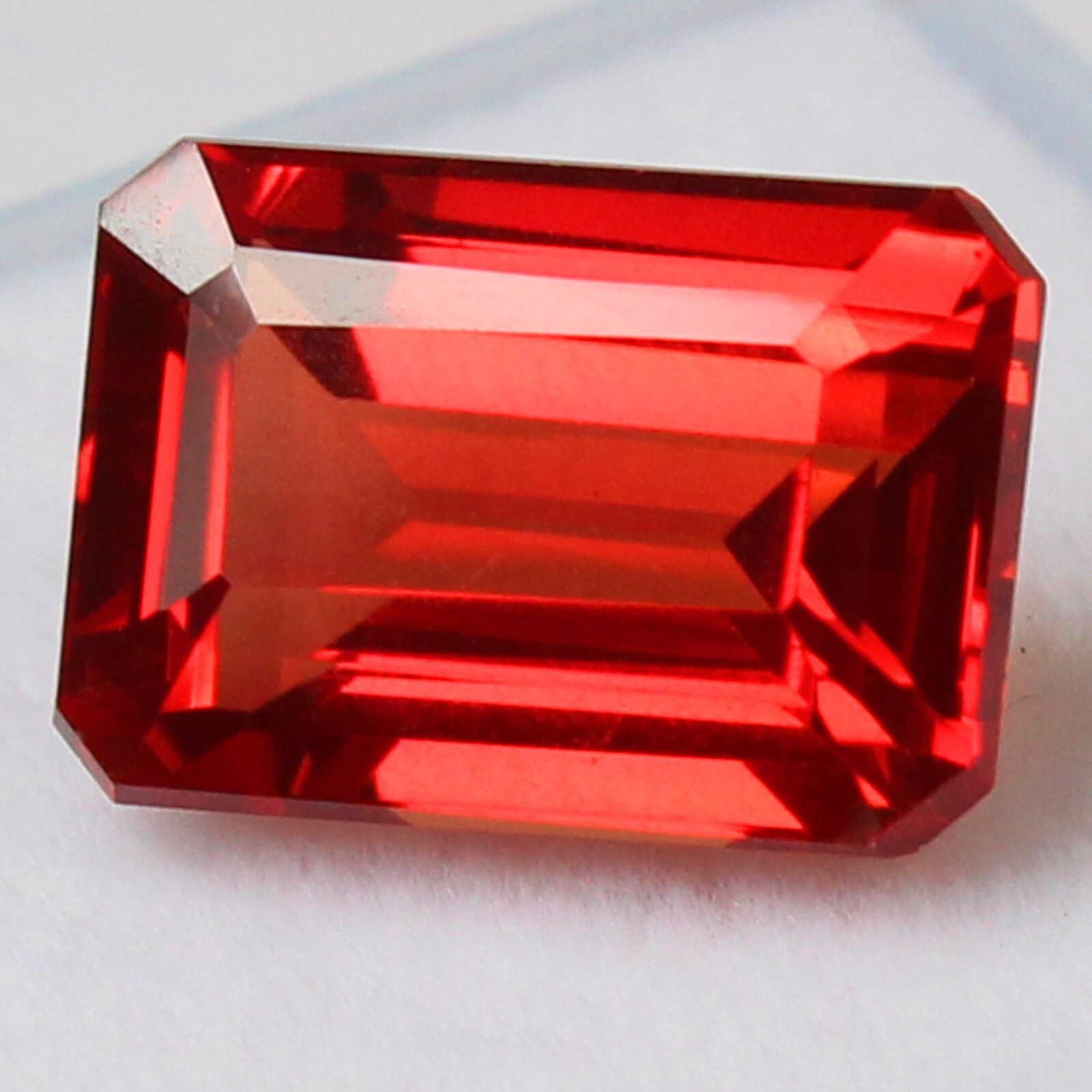 Natural 14.80 Ct Certified Tanzania Orange Tanzanite 15×11 MM Emerald Loose Gems