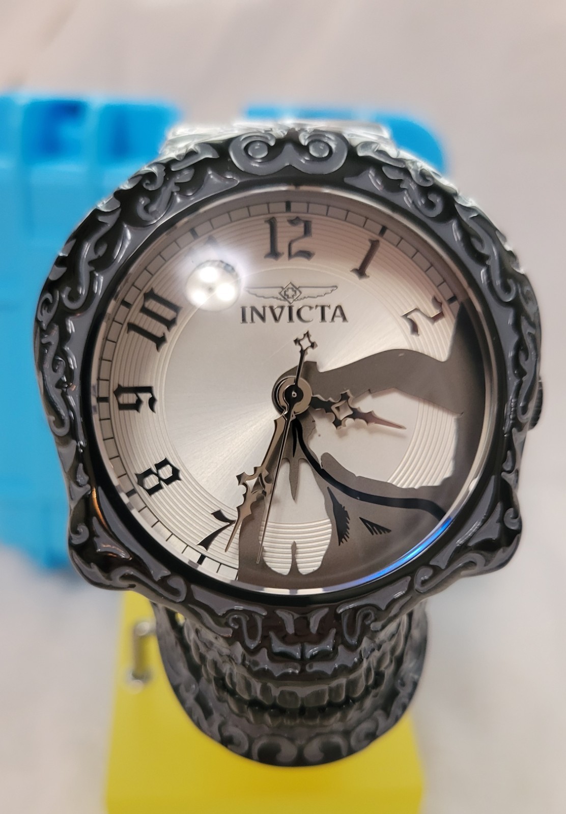 Invicta Artist Series Skull Men’s Watch 50.5mm, Black 33967 With Invicta Lockbox