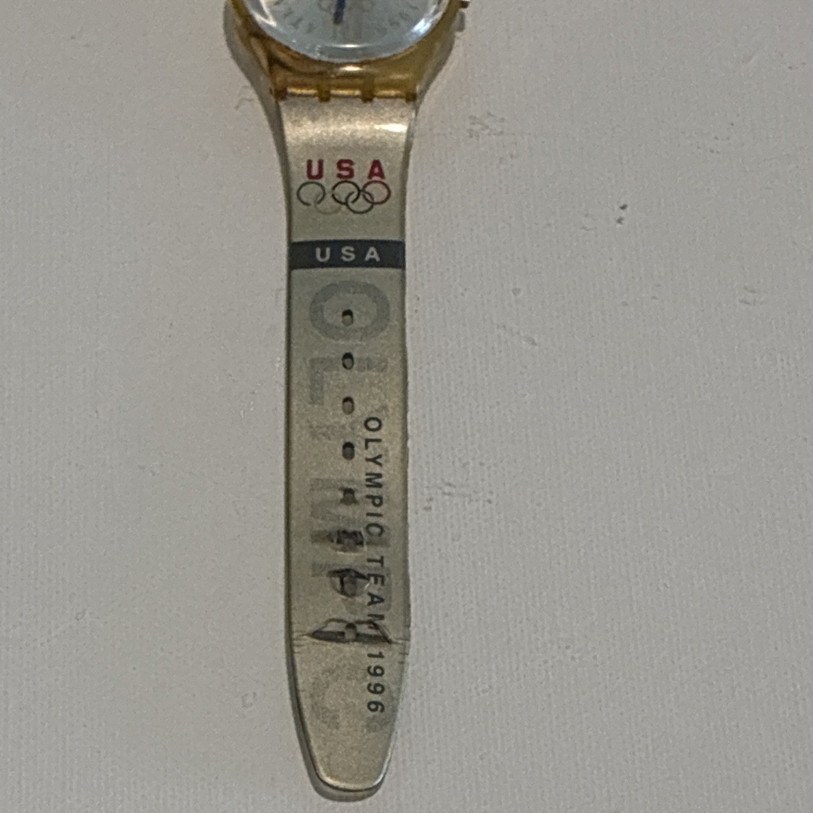 Swatch 1996 Atlanta Olympics USA Team Unisex Watch 34mm Vintage Rare Run