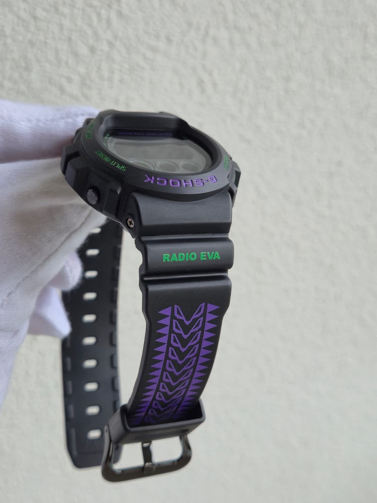 Casio G-Shock DW-6900 x RADIO EVA Unit 01 Neon Genesis Evangelion