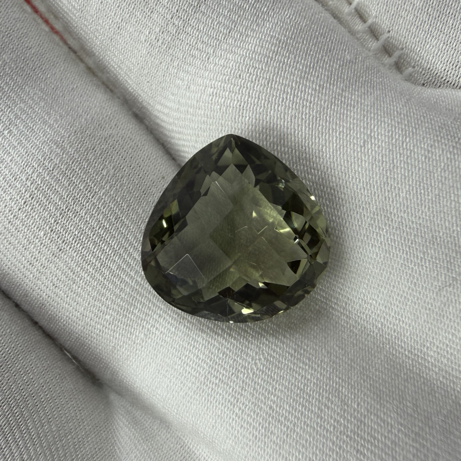 Green Amethyst Natural Gemstone, Heart Shape Certified Loose Gemstone