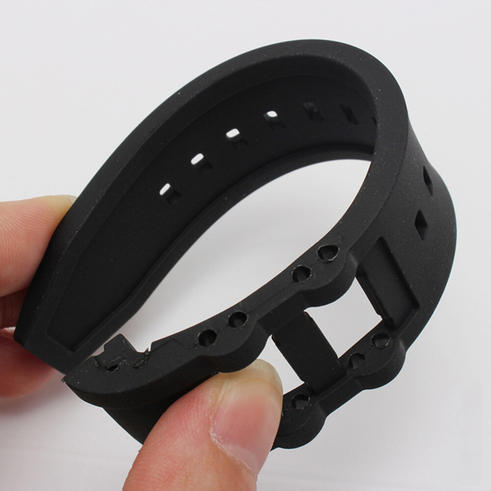 Smart Bracelet Strap Smart Watch Waterproof for Invicta (Black without Buckle)
