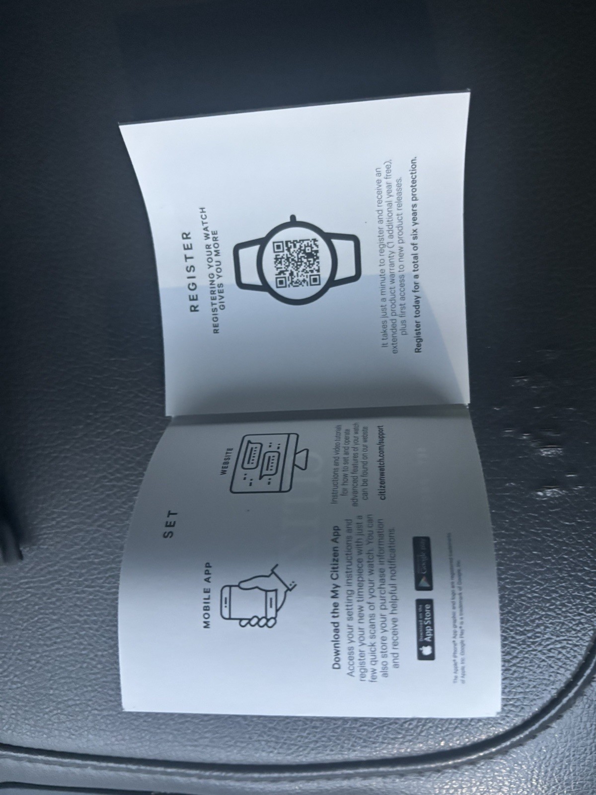 Brand New Citizen Watch Warranty Papers Included Men’s