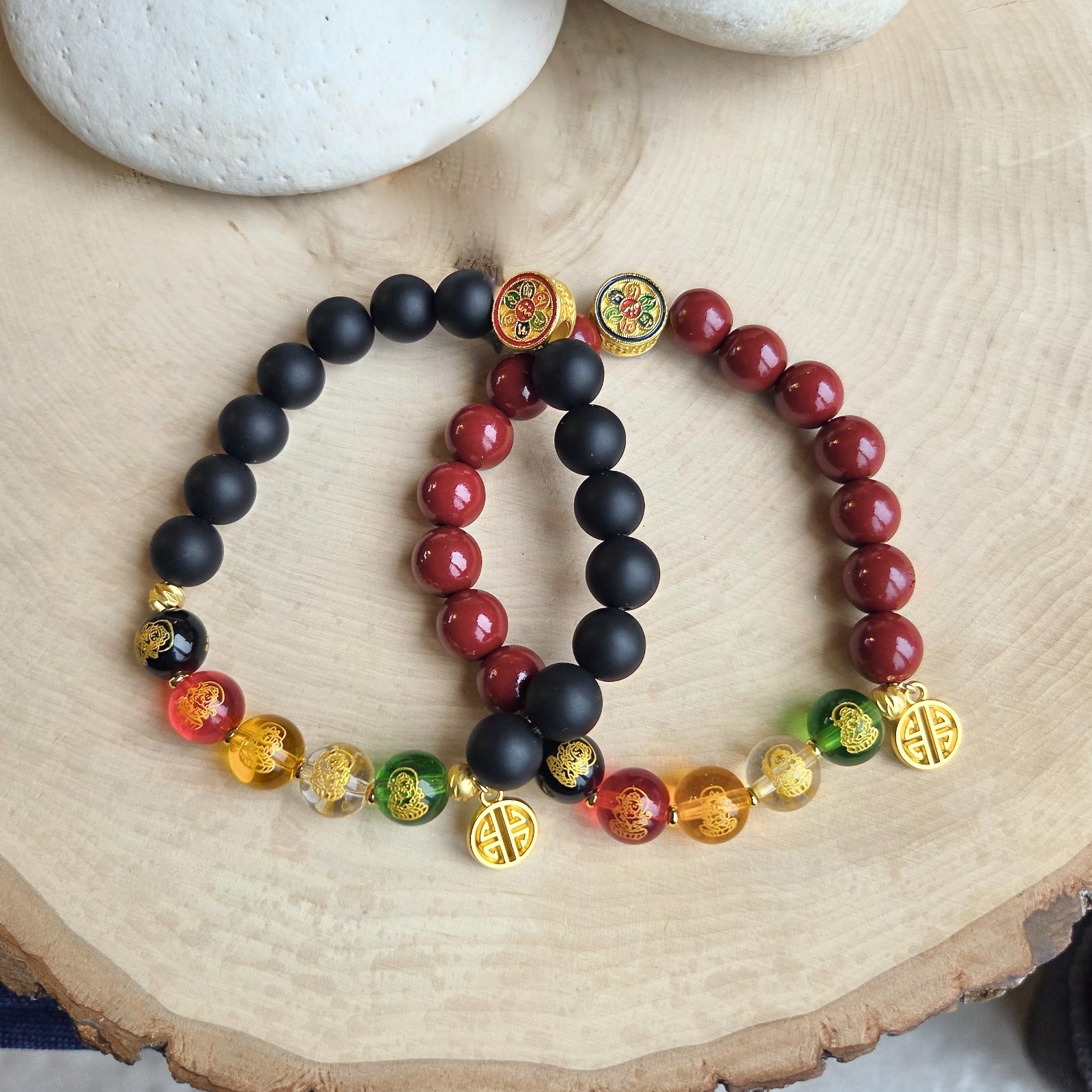 Five Gods of Wealth Bracelet, The Five Roads, Wealth Attraction, Luck, Feng Shui
