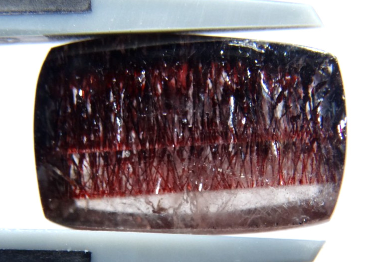 IP25 Super Seven melody stone lepidocrocite goethite 5.83ct 10x15x4mm cushion