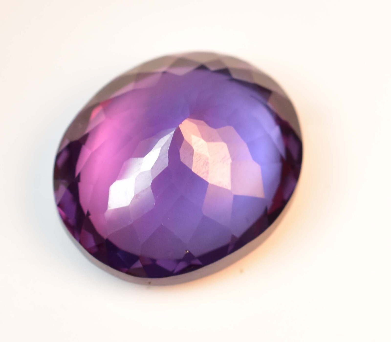 Flawless Natural Color Change Alexandrite 24.90 Ct Certified Oval Loose Gemstone