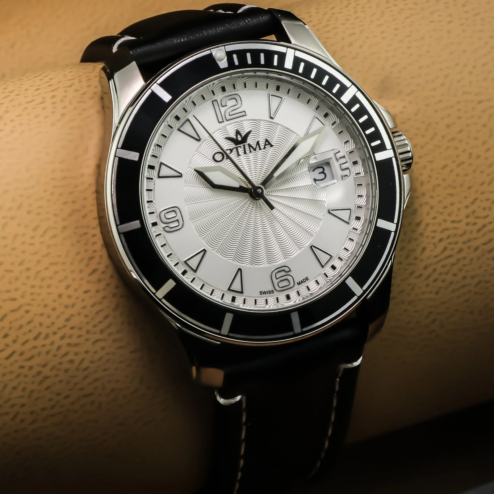 Optima – Swiss Watch – OSM422-SL-1 Ronda de Cuarzo Suiza 43 mm OSM422 50