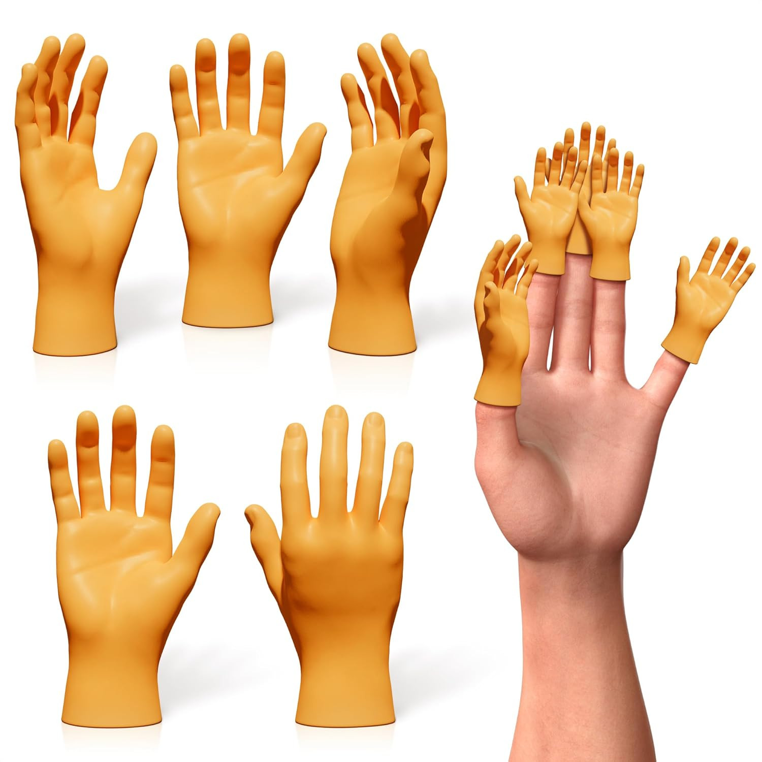 Tiny Hands for Fingers Pack of 10 – Universal Size Easy-To-Wear Little Hands Pra