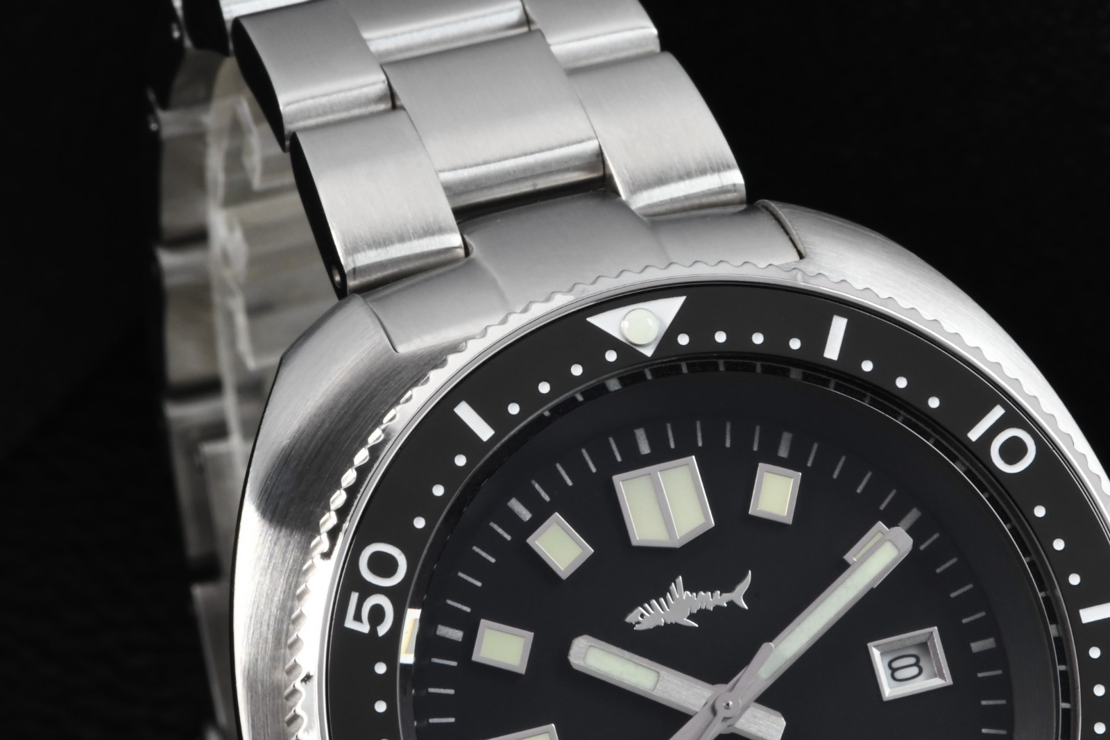 Heimdallr Sharkey Quartz Miyota 2115 Captain Willard 6105 Diver Watch C3 200M