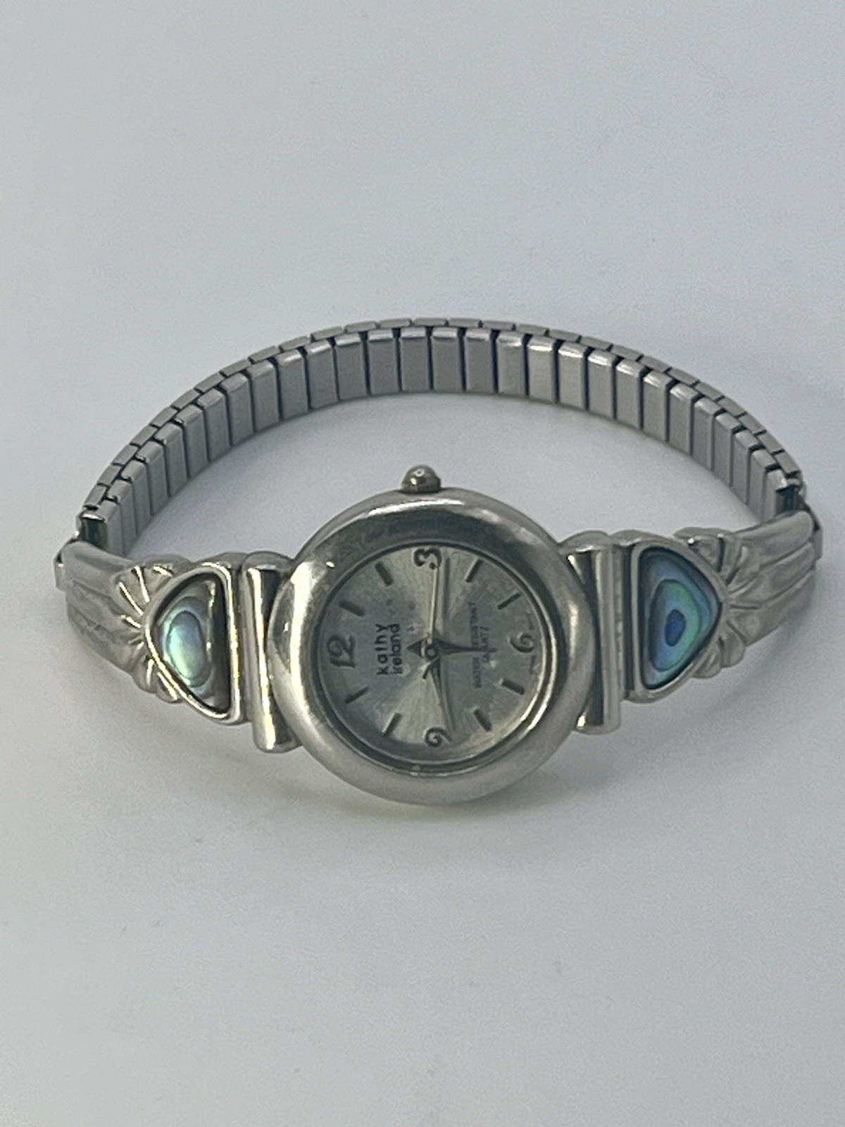 Vintage 90s Kathy Ireland Water Resistant Quartz Wrist Watch V377 NO CRYSTAL