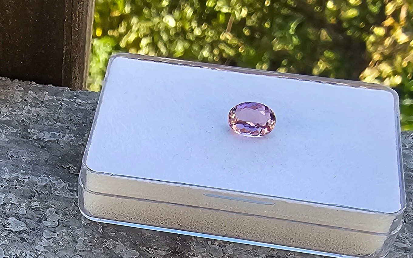 Pink Tourmaline 8.4 x6.2mm Oval Loose Gemstone!
