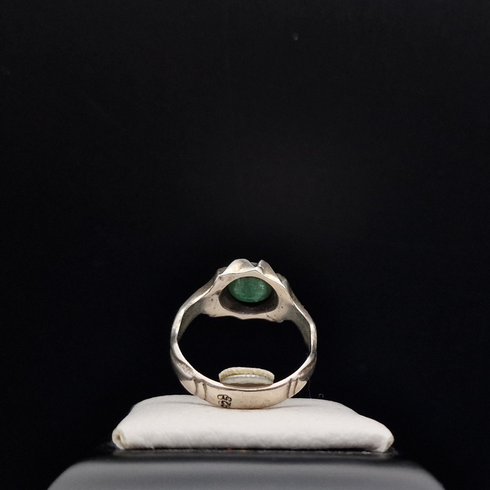 Emerald Emerald Silver Ring Handmade 925 Silver Silver Ring Handcrafted