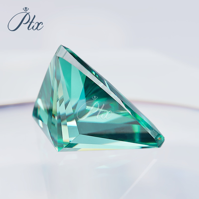 (Never Fade) Loose Moissanite Stones Triangle All Color Gems for Jewelry Making