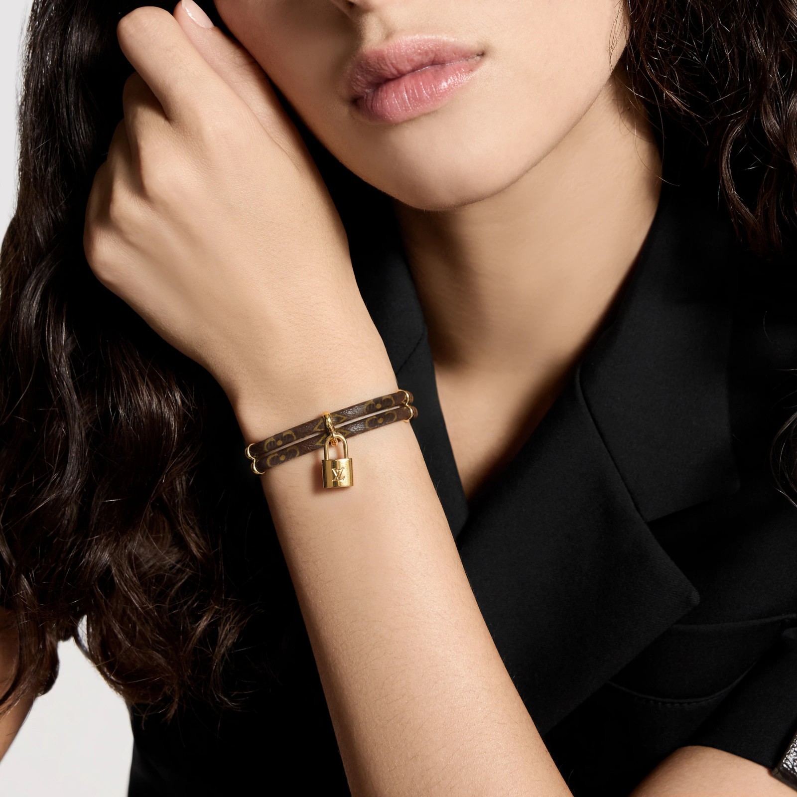 Louis Vuitton Keep It Twice Monogram Bracelet (Model M6640E)