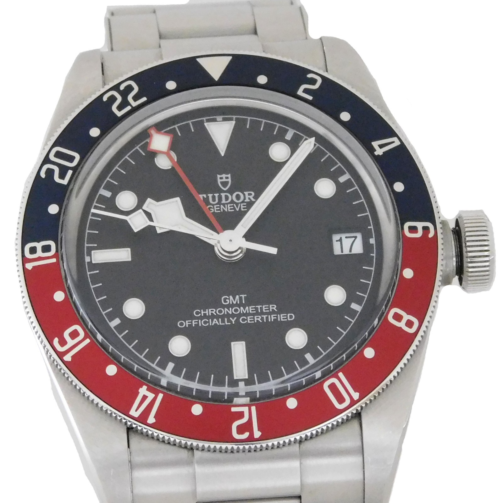 TUDOR Watch Black Bay GMT 79830RB 41mm S. Steel Automatic Men’s Watch #1438B