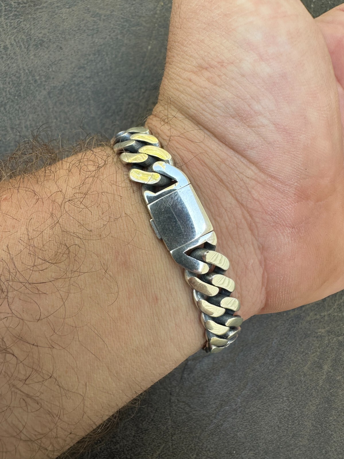 Miami Cuban Link Mens Chain Bracelet Real 925 Sterling Silver Sleek Clasp 6-12mm