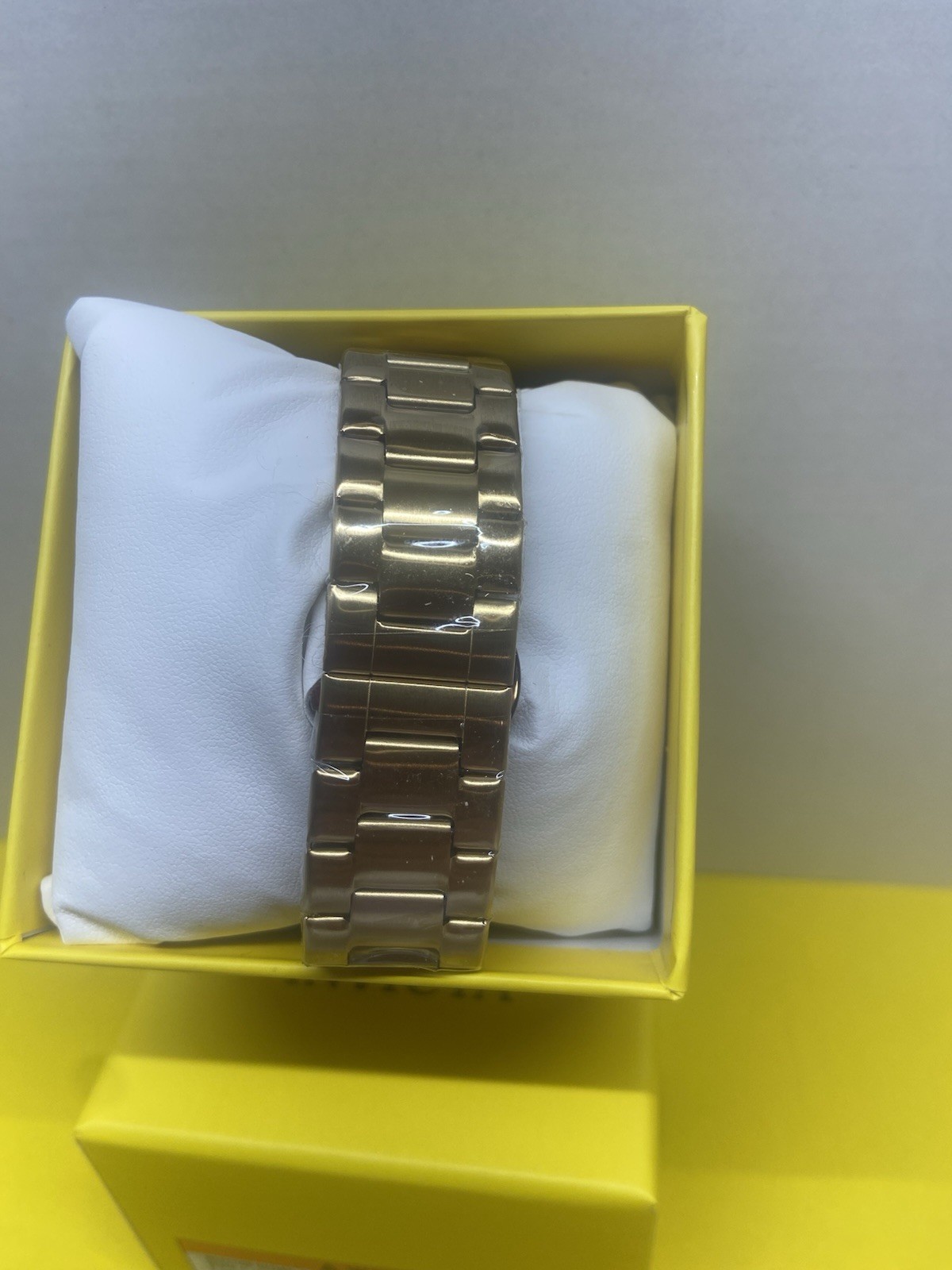 Invicta Specialty I Men’s Quartz Watch 42mm Black Dial Gold Steel Bracelet 30m