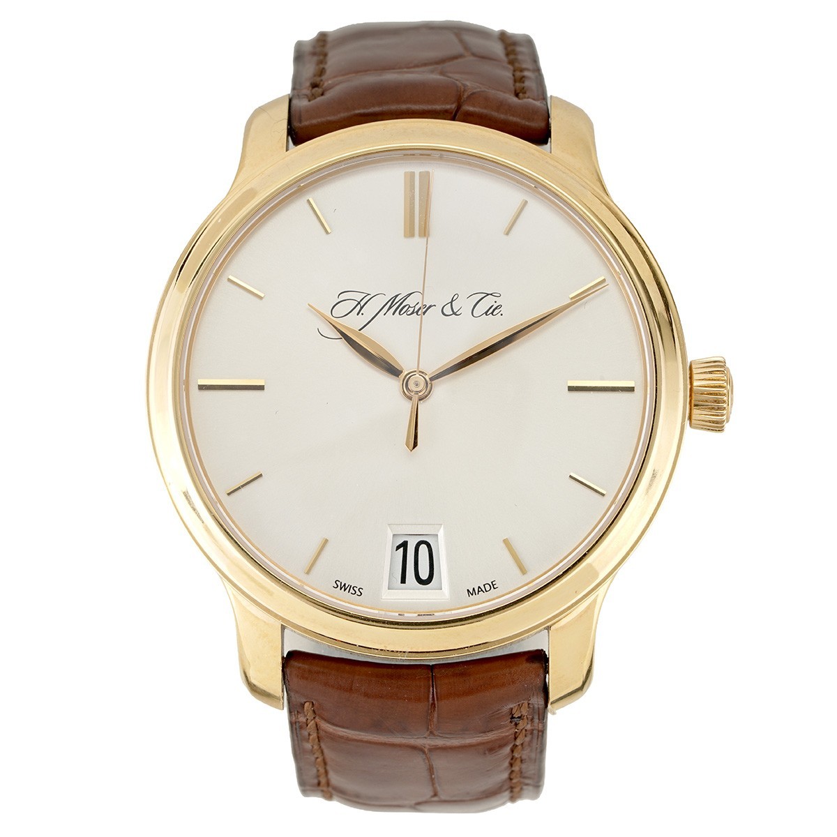 H. Moser 18KRG Endeavor Big Date 1342-0101 41mm Full Set in Mint Condition