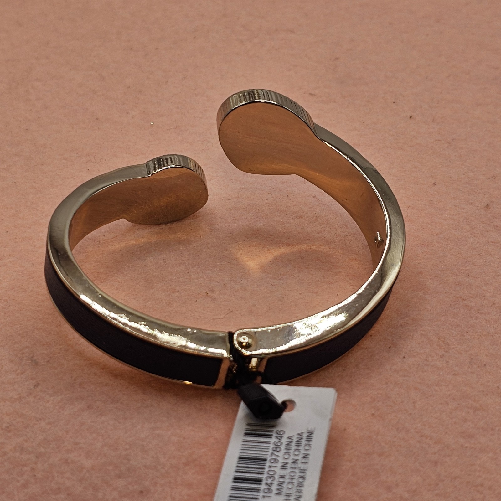NEW White House Black Market Enamel Crystal Circle Cuff Bracelet Boho Chic