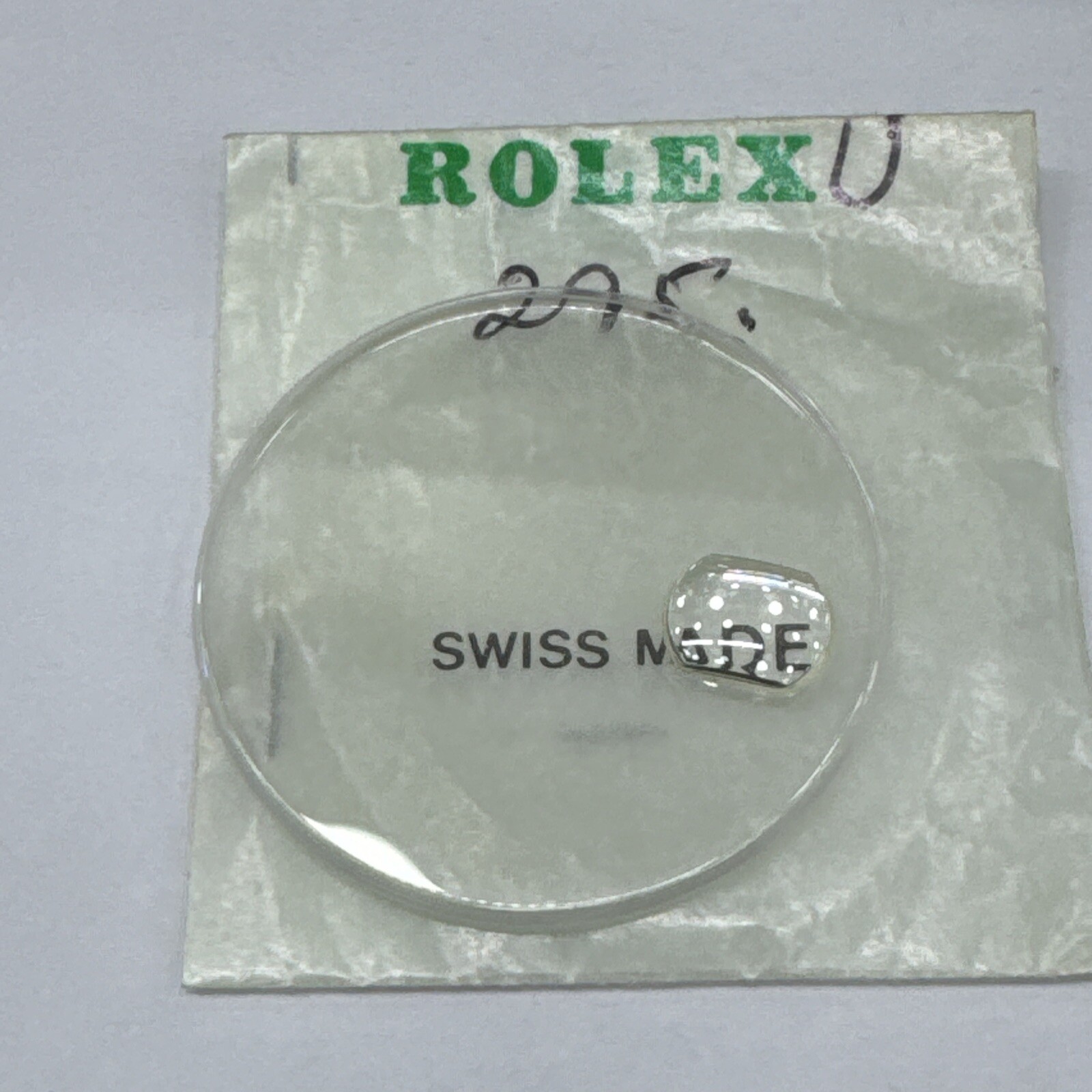 Genuine Rolex 25-295-C Sapphire Crystal, Very Few Scratching