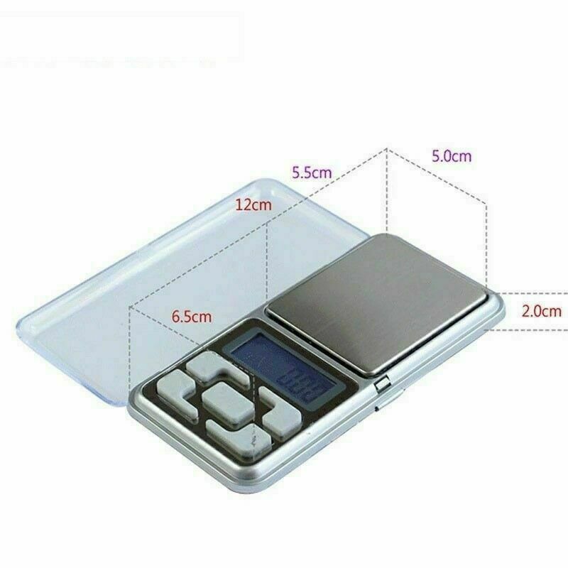 Portable 200g x 0.1g Digital Scale Jewelry Pocket Balance Gram LCD Herb Gold USA