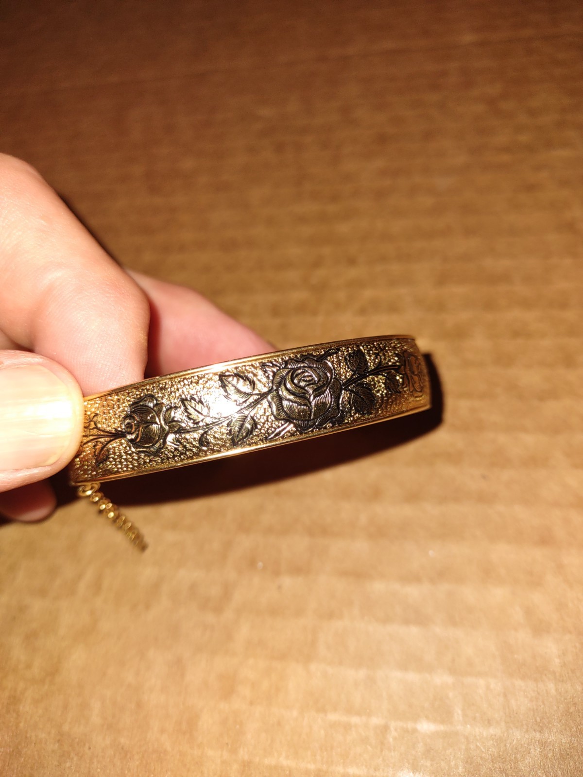 Hayward Gold Filled GF Bracelet W/Rise Motif 20.2 Grams