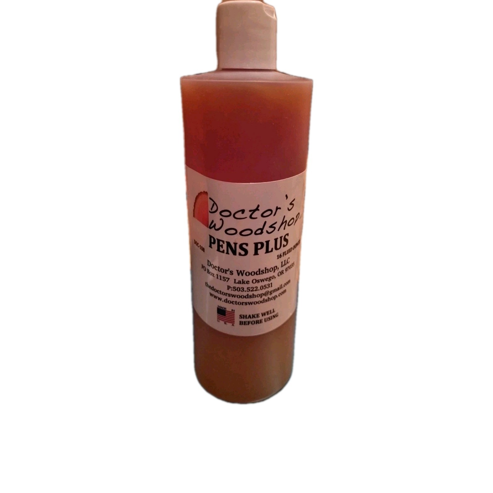 Doctor’s Woodshop Cleaner & Polish 16 fl oz for Pens & Peppermills, Water Resis…