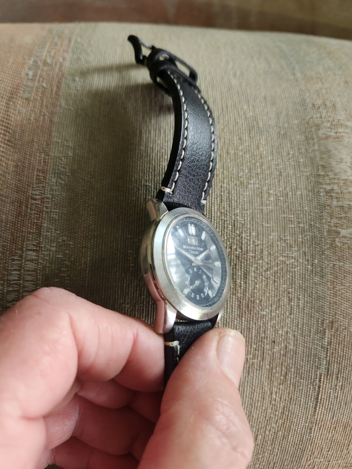 Mercedes-Benz Men’s Analog Quartz Watch. Please Read Description.