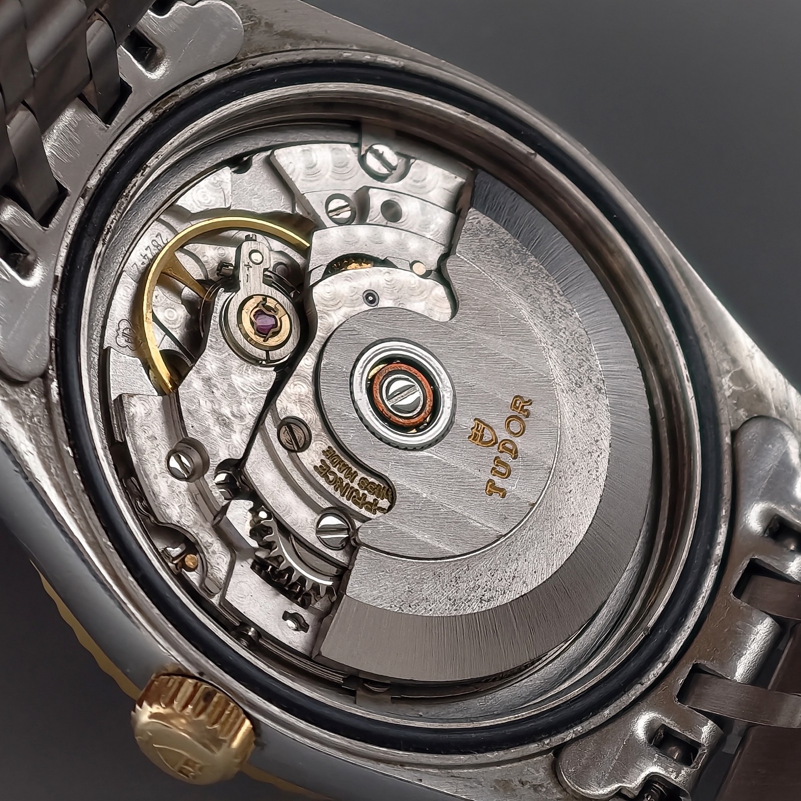 Tudor Prince Date 74033 Champagne Dial Men’s Watch Auto 34mm Black Roman Number